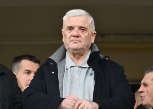 Ο Μελισσανίδης στις εξέδρες του Πανθεσσαλικού (pic-video)