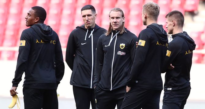 Έφτασε η αποστολή της ΑΕΚ στο “Γ. Καραϊσκάκης” (ΦΩΤΟ) Έφτασε η αποστολή της ΑΕΚ στο “Γ. Καραϊσκάκης” (ΦΩΤΟ)