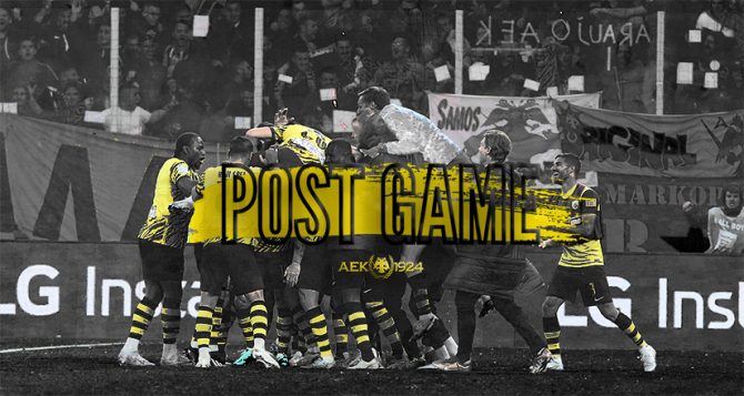 POST GAME ΑΕΚ – Άρης