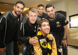 Το γεύμα της ΑΕΚ προς τιμήν των κατόχων διαρκείας ΑΜΕΑ με αμαξίδιο (VIDEO)