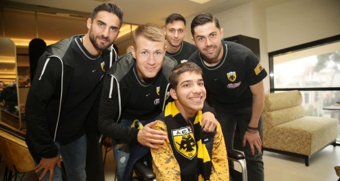 Το γεύμα της ΑΕΚ προς τιμήν των κατόχων διαρκείας ΑΜΕΑ με αμαξίδιο (VIDEO)