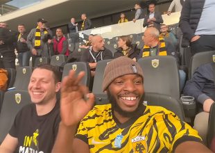 Ξανά στην «Αγιά Σοφιά-OPAP Arena» ο Αμερικανός youtuber – Είδε και το ΑΕΚ-Ολυμπιακός! (VID)