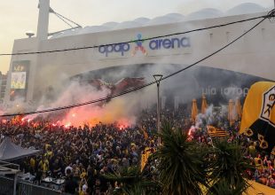Τρομεροί πανηγυρισμοί και εκτός Opap Arena (video/pics)