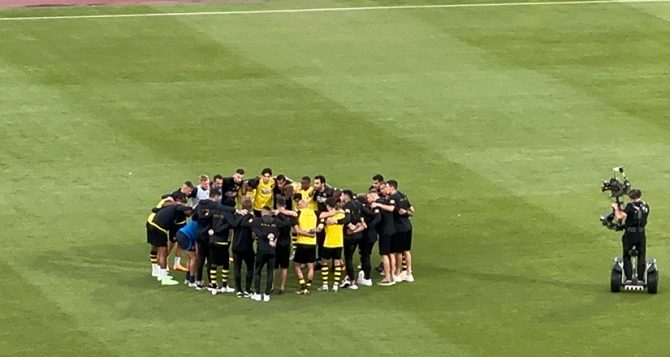 ΑΕΚ – ΠΑΟΚ: Όλοι οι Κιτρινόμαυροι μία γροθιά (vid)