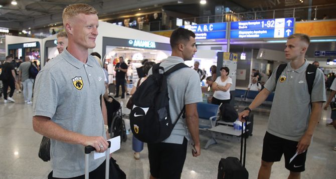 Αναχώρησε η ΑΕΚ για Βρυξέλλες (ΦΩΤΟ-VID)