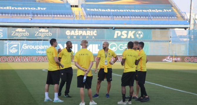 Πλάνα από την προθέρμανση των κιτρινόμαυρων (VIDEO)