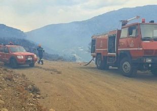 Πυρκαγιά στην Άνδρο από κεραυνούς