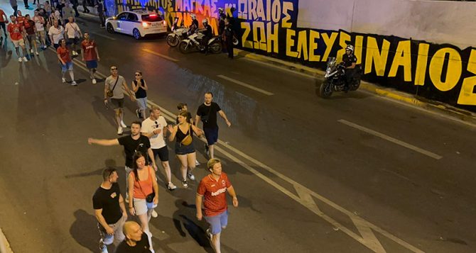Ποδοσφαιρικός πολιτισμός μεταξύ ΑΕΚ και Αντβέρπ (vid+pics)