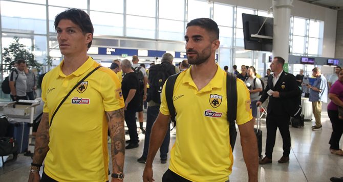 «Πέταξε» για Ζάγκρεμπ η ΑΕΚΑΡΑ (pics+vid)