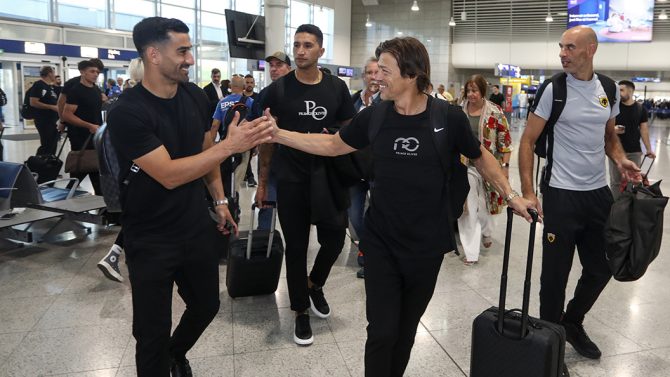 Πέταξε για Μπράιτον η ΑΕΚ (PICS)