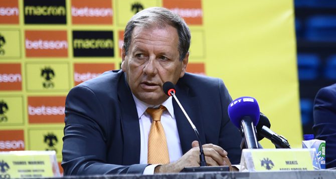 Μάκης Αγγελόπουλος: Στόχος να φέρει το Final-4 στη Sunel Arena, αν η ΑΕΚ προκριθεί