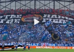 Πανό οργανωμένων Μαρσέιγ κατά διοίκησης: «Το μίσος σας, η περηφάνια μας»