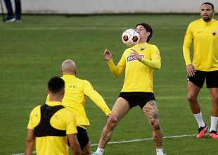 Βίντεο από την πρωινή προπόνηση της ΑΕΚ