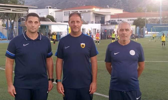 Επίσκεψη των υπευθύνων της ΑΕΚ στην Α.Π. Σούδας