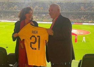 Η Πρέσβειρα της Γαλλίας στην OPAP Arena (PICS)