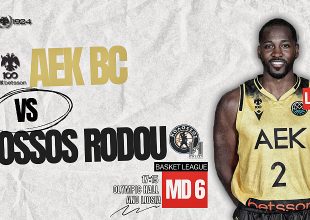LIVE: ΑΕΚ Betsson-Κολοσσός Ρόδου