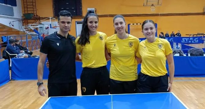 Επιτραπέζια Αντισφαίριση: Νίκη για τα κορίτσια της ΑΕΚ