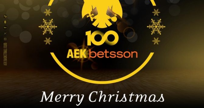 Οι ευχές της ΑΕΚ Betsson για Καλά Χριστούγεννα (ΦΩΤΟ)