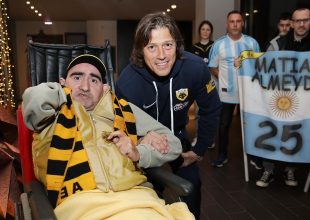 Πραγματικότητα η επιθυμία του Τάσου- Συνάντησε Αλμέιδα και παίκτες στις Σέρρες (ΦΩΤΟ)