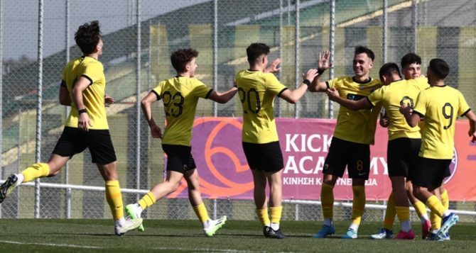 ΑΕΚ Κ19: Με «πεντάρα» υποδέχθηκε η Ένωση τον ΟΦΗ στα Σπάτα (pics)