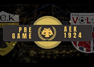 AEK1924 TV: PRE GAME ΑΕΚ – Βόλος