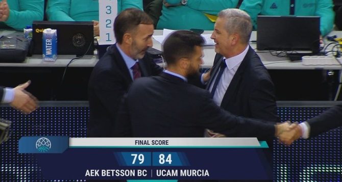 ΑΕΚ-Μούρθια 79-84: Τα highlights της αναμέτρησης (VIDEO)