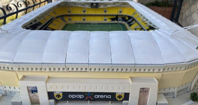 Eντυπωσιακή μακέτα της «Αγιάς Σοφιάς-OPAP Arena» σε 3d εκτύπωση! (ΦΩΤΟ)