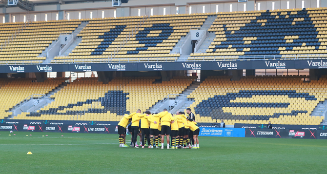 Προπονήθηκε η ΑΕΚ στην Αγιά Σοφιά – OPAP Arena (VID)