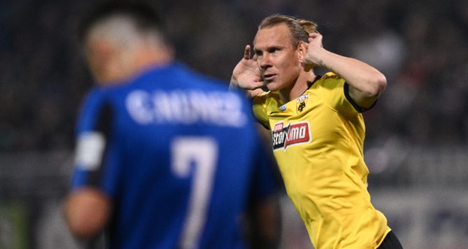 Κεφαλιά- δυναμίτης του Βίντα για το 0-1 (VIDEO)