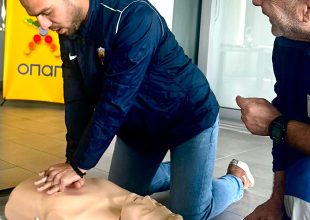 Σεμινάριο για ΚΑΡΠΑ και χρήση Απινιδωτή στην ΑΕΚ (PICS)