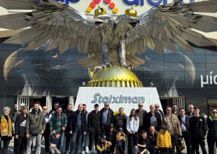 Τιμητική επίσκεψη στο Μουσείο Προσφυγικού Ελληνισμού στο γήπεδο της ΑΕΚ