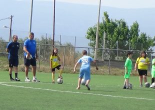 Δίκτυο Ακαδημιών: Ο Σαλβαρλής επισκέφθηκε την Ακαδημία Μώλου (pics)