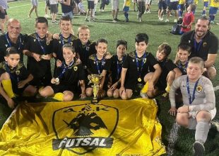 Futsal: Πρωταθλήτρια η Κ11 της ΑΕΚ