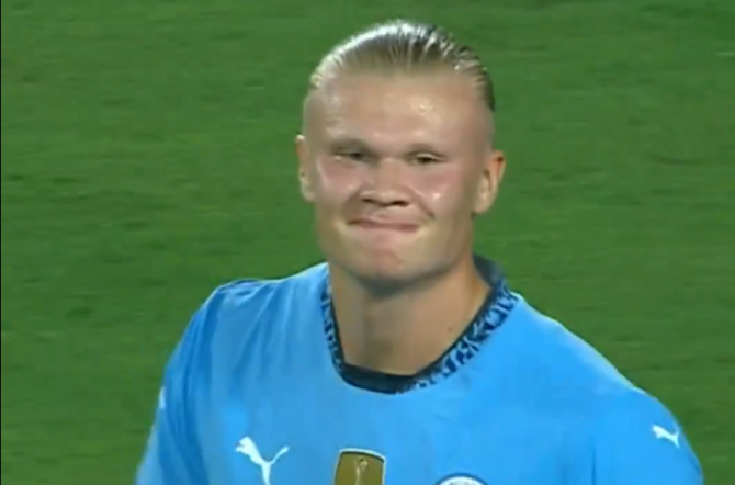 H απίθανη φάση του Χάαλαντ κόντρα στην Μπαρτσελόνα (vid)