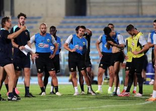 Η προπόνηση της ΑΕΚ στην Κύπρο (pics)