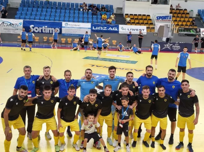 Futsal: Με νίκη ολοκλήρωσε τις υποχρεώσεις της στα προκριματικά του Champions League η ΑΕΚ