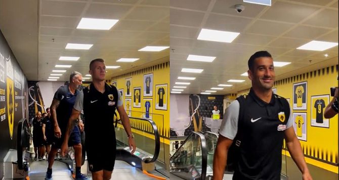 ΑΕΚ – Λαμία: Η άφιξη της Ένωσης (VIDEO)