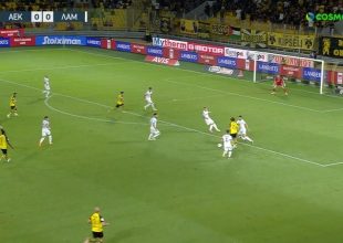 AEK-Λαμία: Ευκαιρία για τον Κοϊτά που ξεσήκωσε το κοινό (VIDEO)
