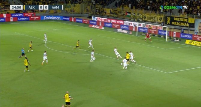 AEK-Λαμία: Ευκαιρία για τον Κοϊτά που ξεσήκωσε το κοινό (VIDEO)