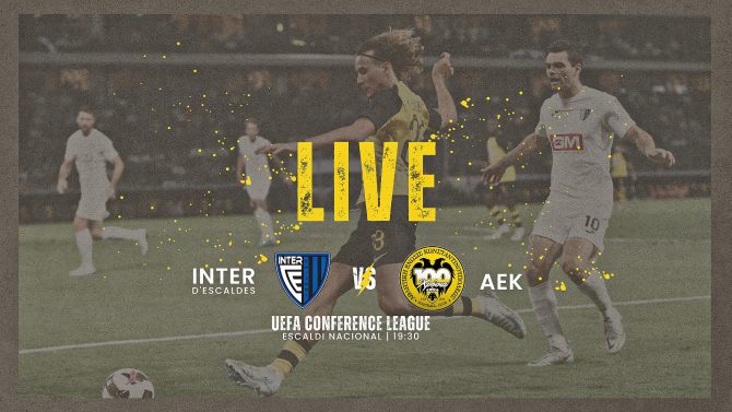 LIVE: Ίντερ ντ’ Εσκάλδες – ΑΕΚ