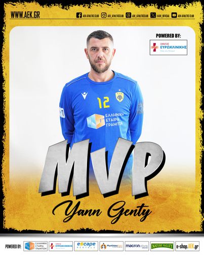 Χάντμπολ: MVP «Όμιλος Ευρωκλινικής» ο Γιάν Ζεντί