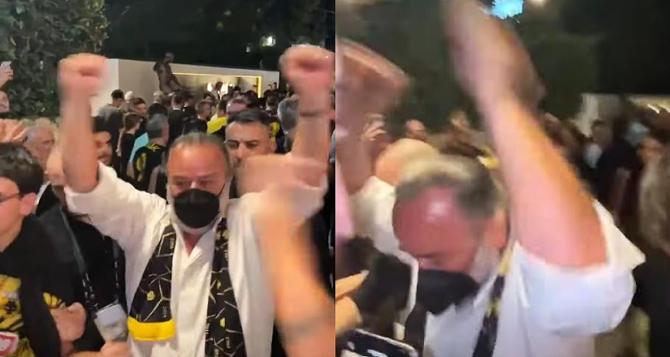Αποθέωση για Ηλιόπουλο έξω από την «OPAP Arena» (VIDEO)