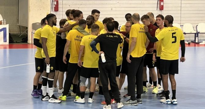 ΑΕΚ Handball: Φιλική νίκη επί της Ανόρθωσης