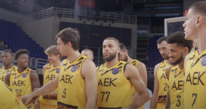 AEK Betsson: Η παρακάμερα της επίσημης φωτογράφισης (VIDEO)