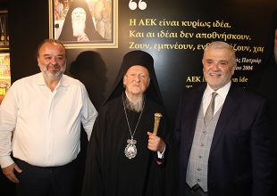Στα θυρανοίξια του ναού Ηλιόπουλος και Μελισσανίδης (ΦΩΤΟ)