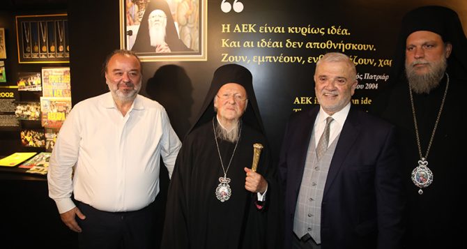 Στα θυρανοίξια του ναού Ηλιόπουλος και Μελισσανίδης (ΦΩΤΟ)