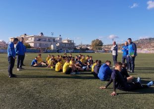 Δίκτυο Ακαδημίων ΑΕΚ: Επισκέφτηκε ο Ορφανίδης την Ακαδημία Ποδοσφαίρου Σούδας (ΦΩΤΟ)