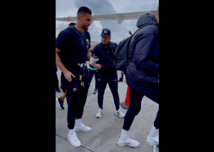Βίντεο απ’ την άφιξη της ΑΕΚ στην Κρήτη (VID)