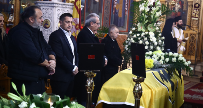 Φωτογραφίες απ’ την κηδεία του Ανδρέα Σταματιάδη