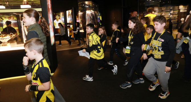 Φωτογραφίες απ’ την εκδήλωση του AEK Kids Club